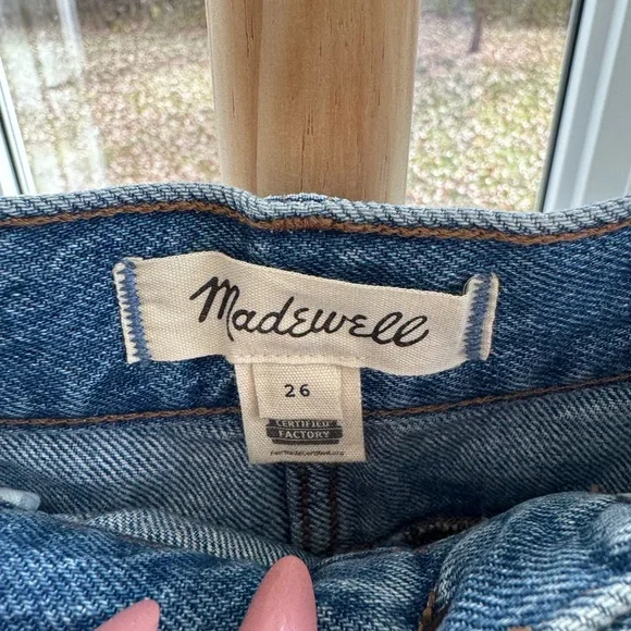 Madewell Denim Western Maxi Skirt Size 26 — Emario/Pomaria Wash - Picture 4 of 5